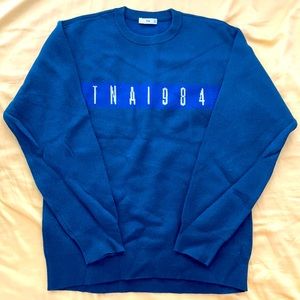 Aritzia TNA Dark Green Merino Wool Sweater